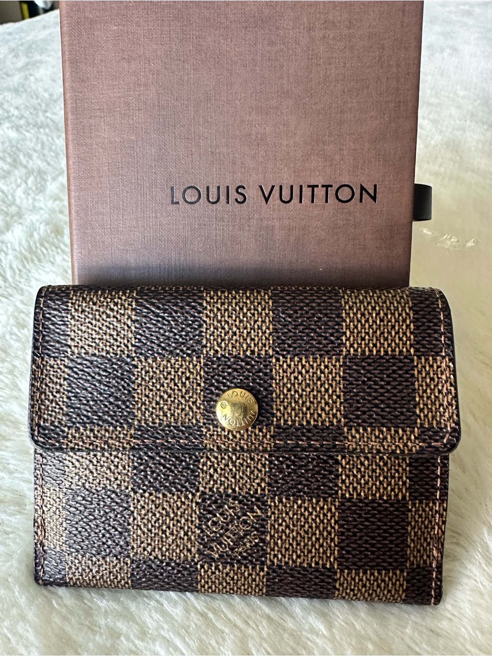 Louis Vuitton Damier Ebene Ludlow Mini Wallet/Cardcase